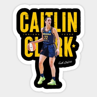 Caitlin Clark Indiana Fever Star Stickers for Sale | TeePublic